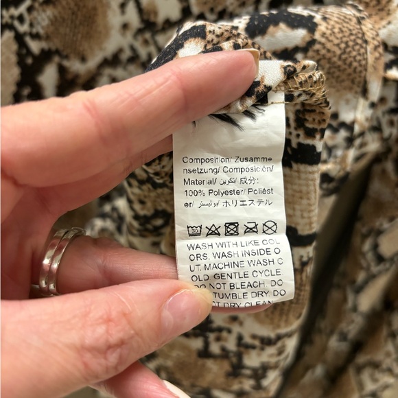 Animal Print Blouse - Small - Picture 2 of 3